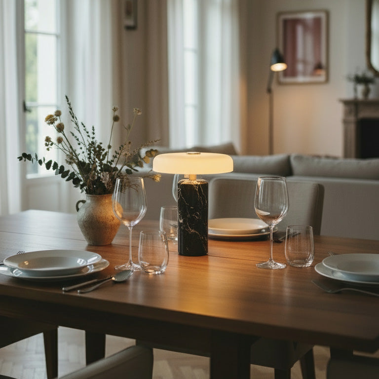 Lythos Rechargeable Marble Lamp