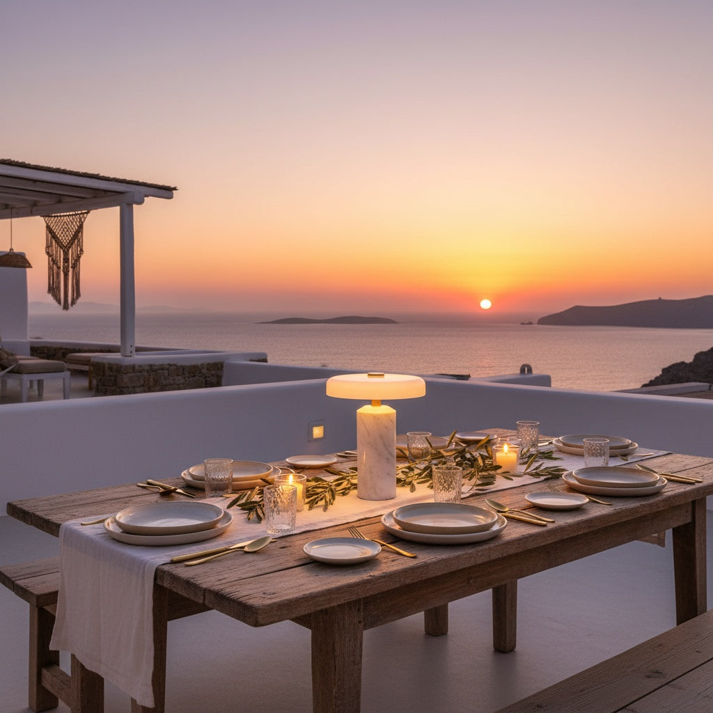 Lythos Rechargeable Marble Lamp