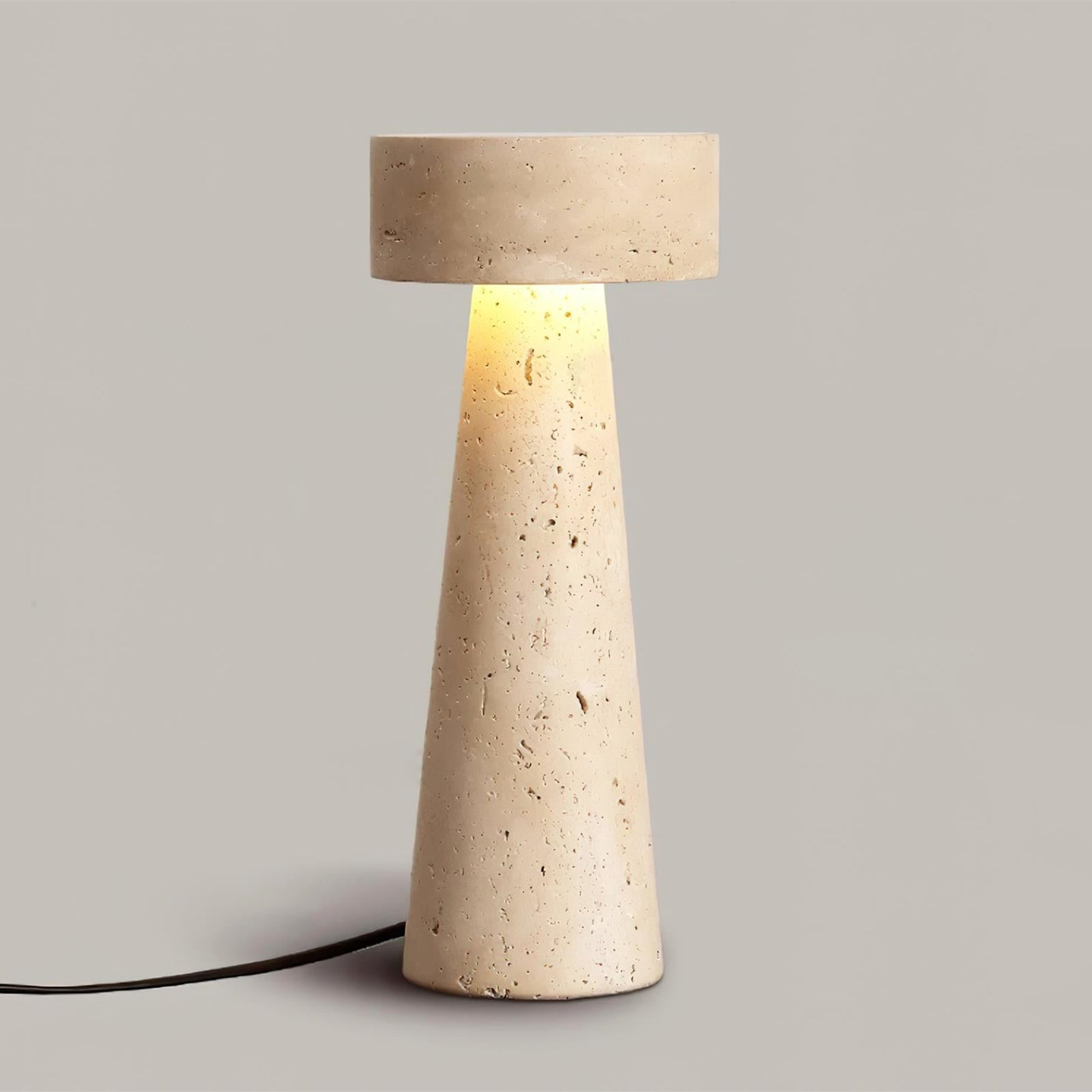 Cycladic Stone Table Lamp