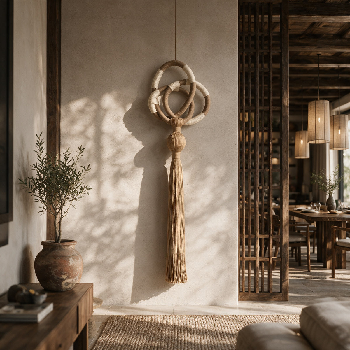 Noma - Sculptural Cotton Rope Wall Art