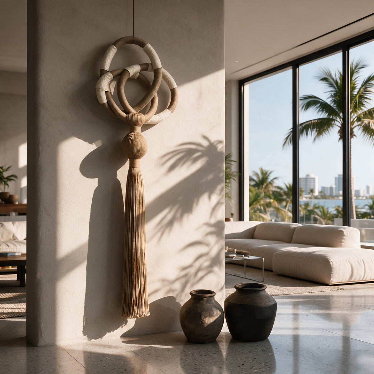 Noma - Sculptural Cotton Rope Wall Art
